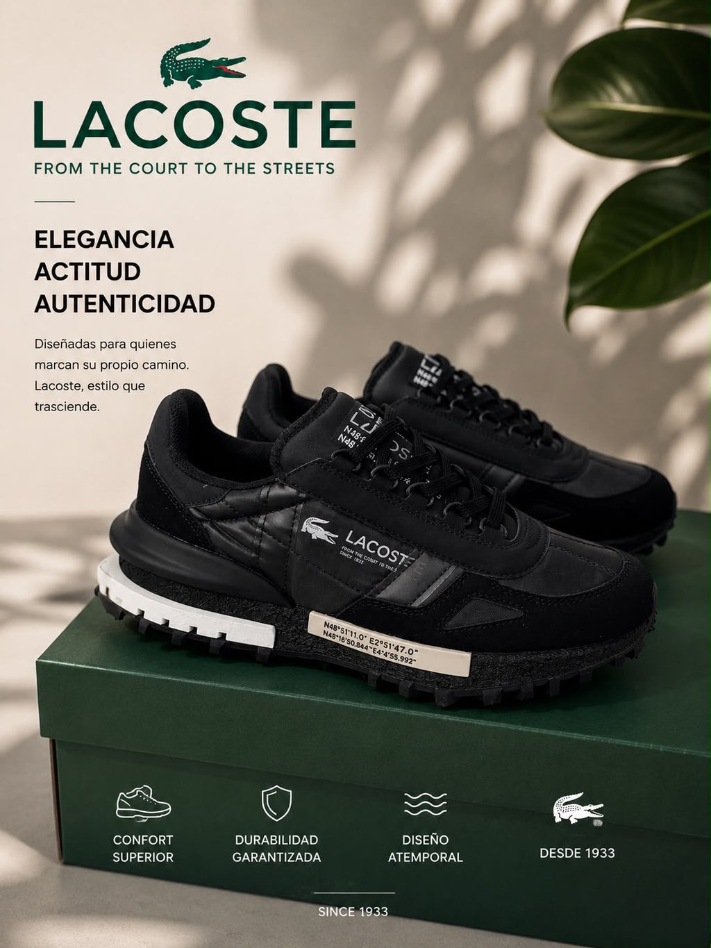 Lacoste L003 Neo Triple Black
