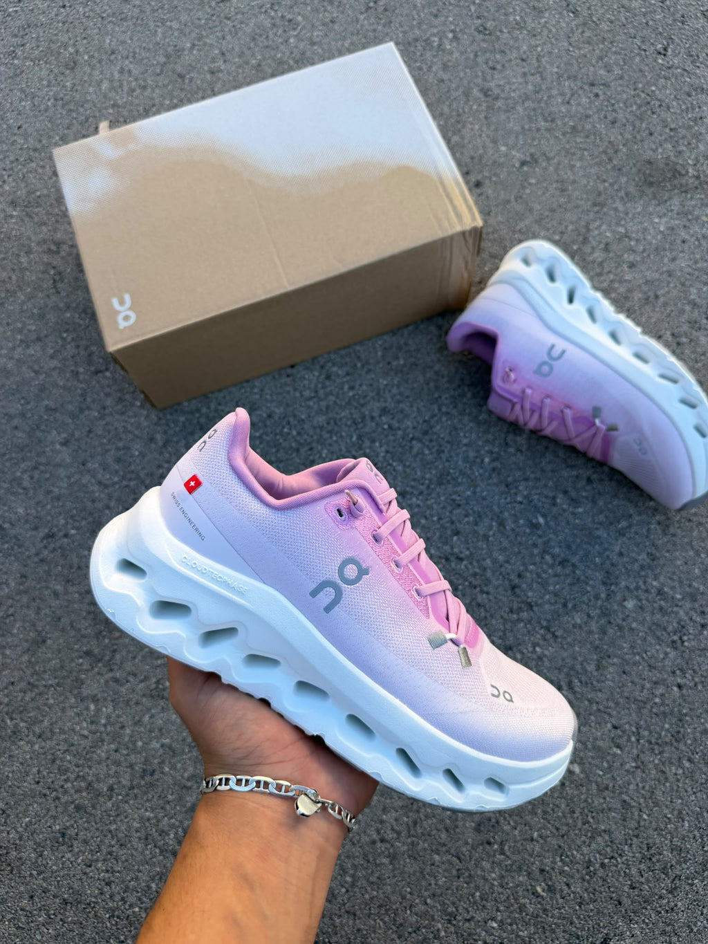 Zapatillas On Running Cloudtilt Pink / White