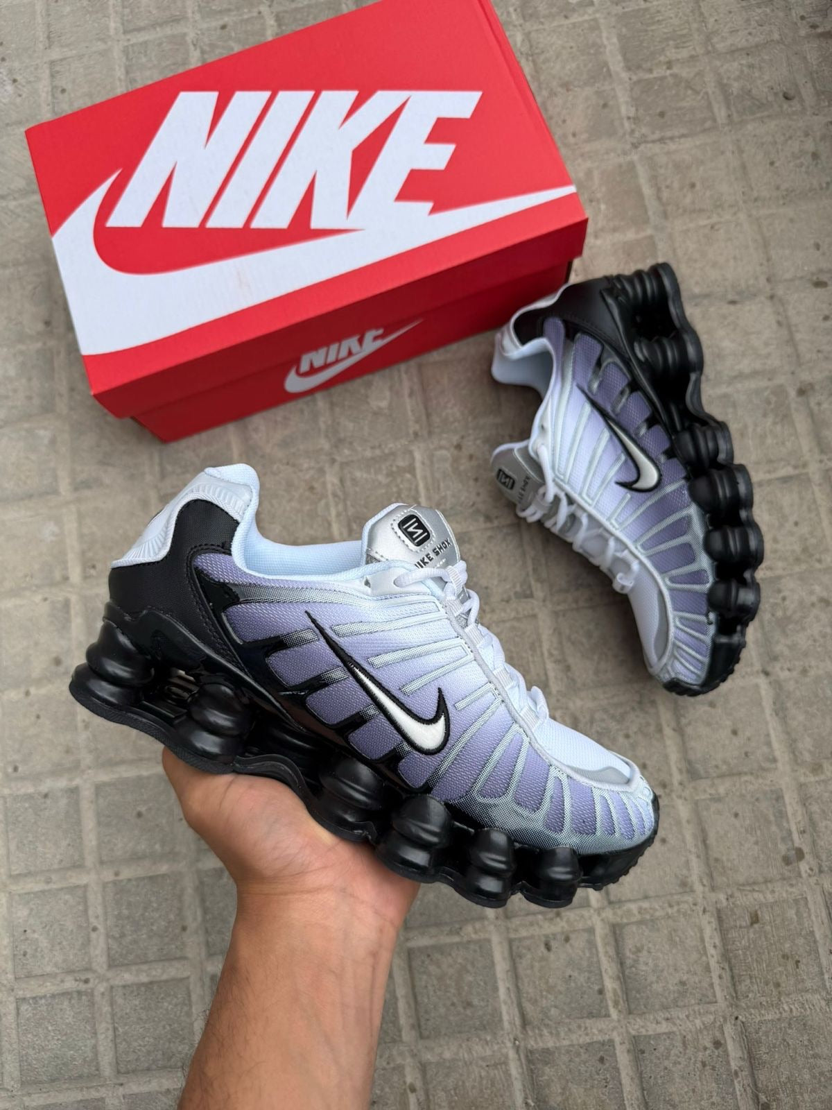 Nike Shox TL Black White
