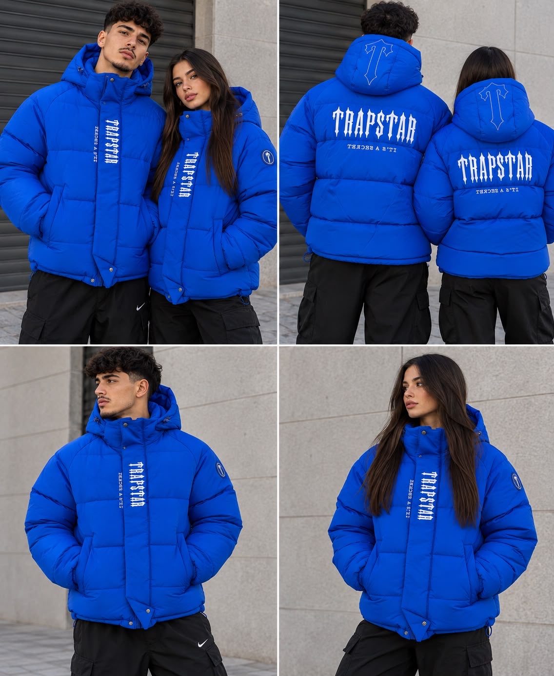 Chaqueta Trapstar Puffer Azul