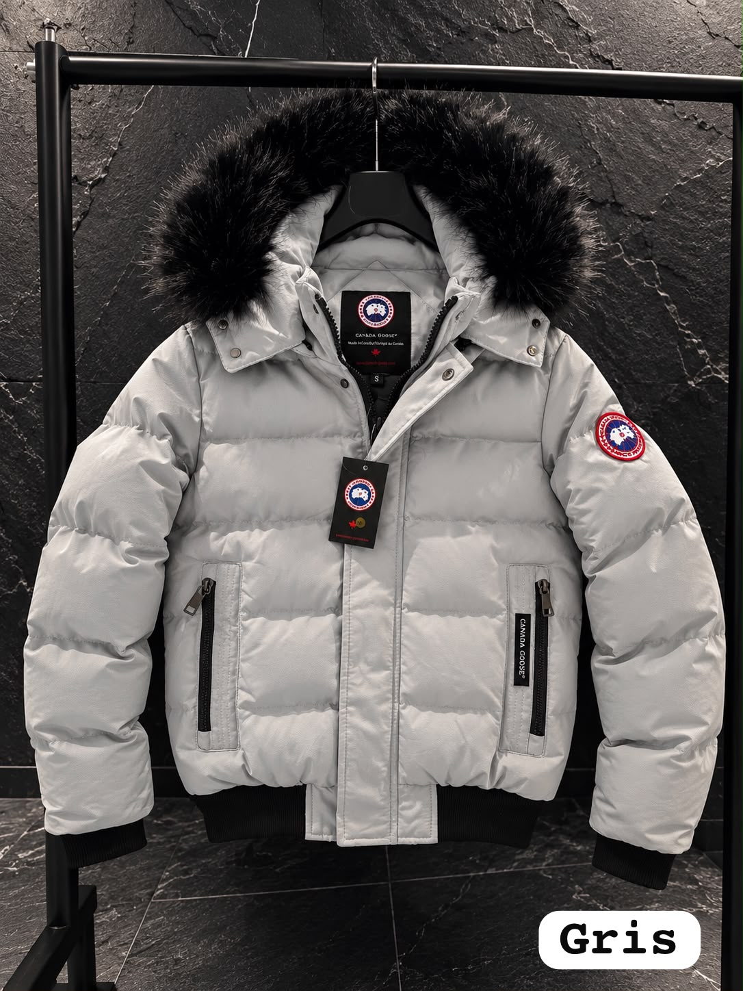 Chaqueta Canada Goose Bomber Gris
