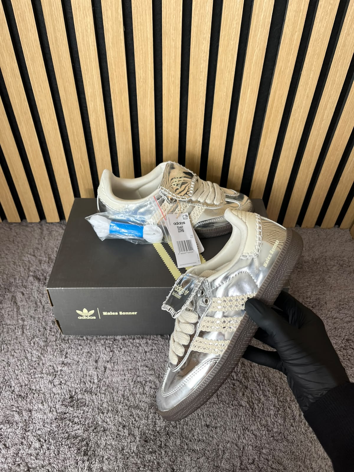 ADIDAS SAMBA WALES BONNER SILVER