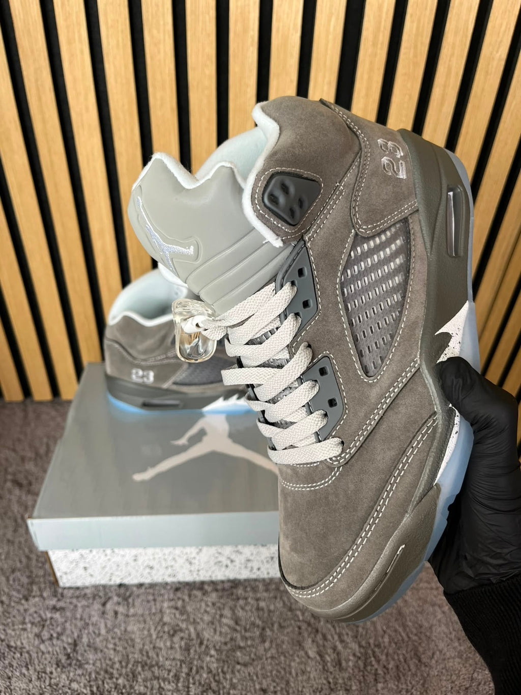 JORDAN 5 WOLF GREY