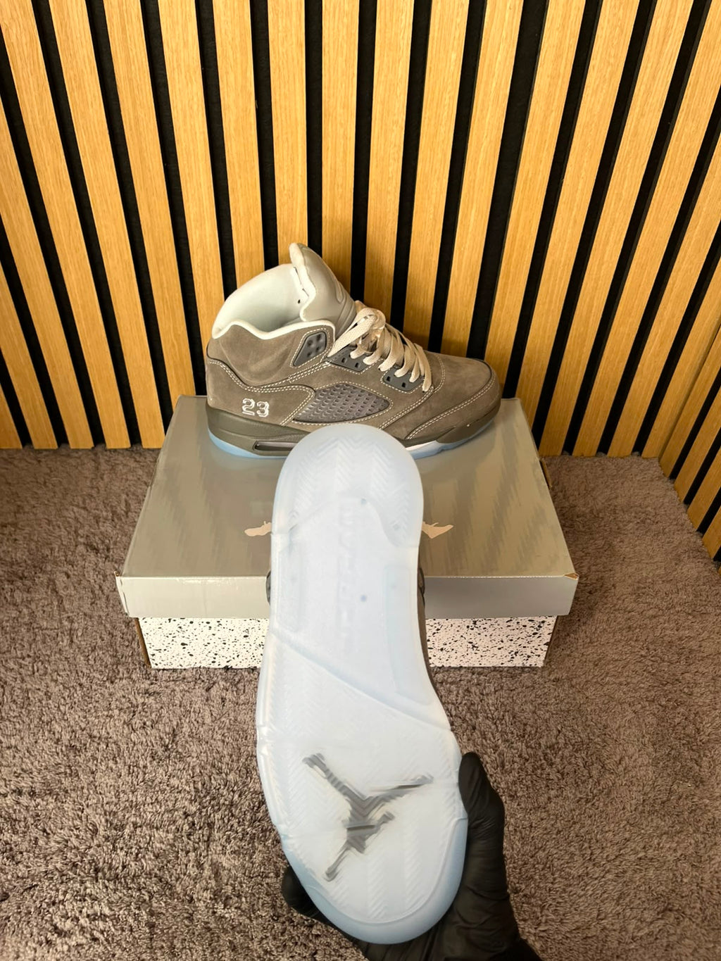 JORDAN 5 WOLF GREY
