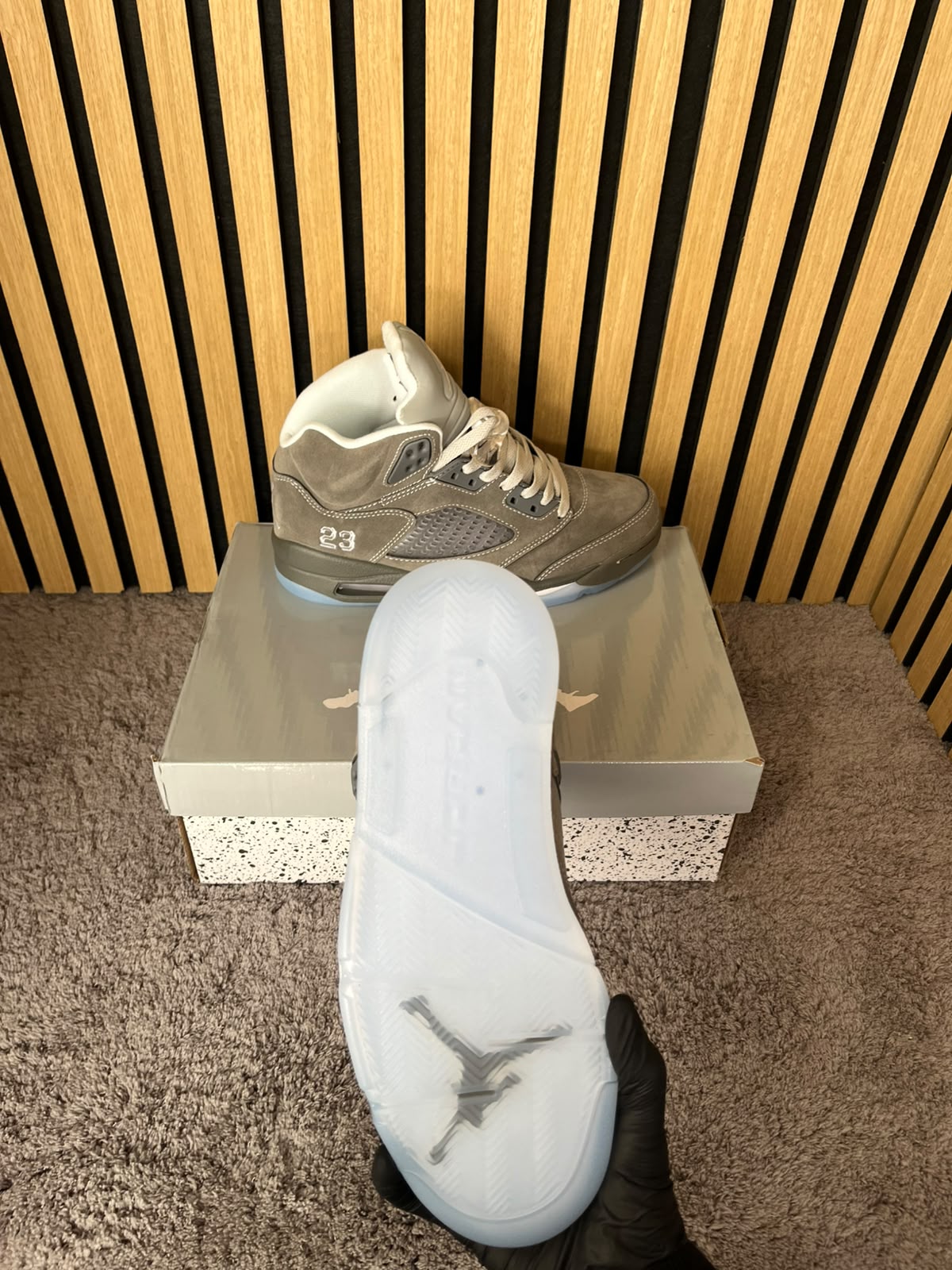 JORDAN 5 WOLF GREY