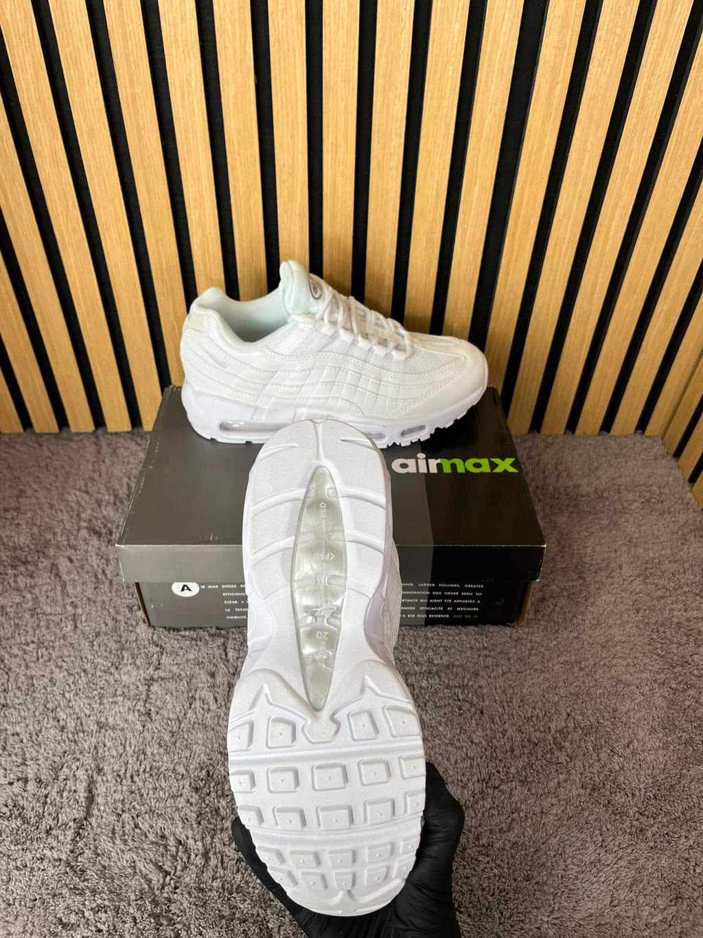 AIR MAX 95 BLANCAS