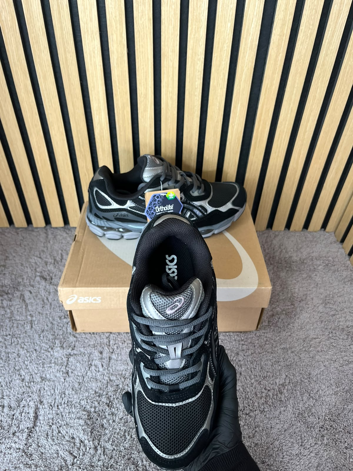ASICS GEL-NYC NEGRAS DOBLE CORDÓN