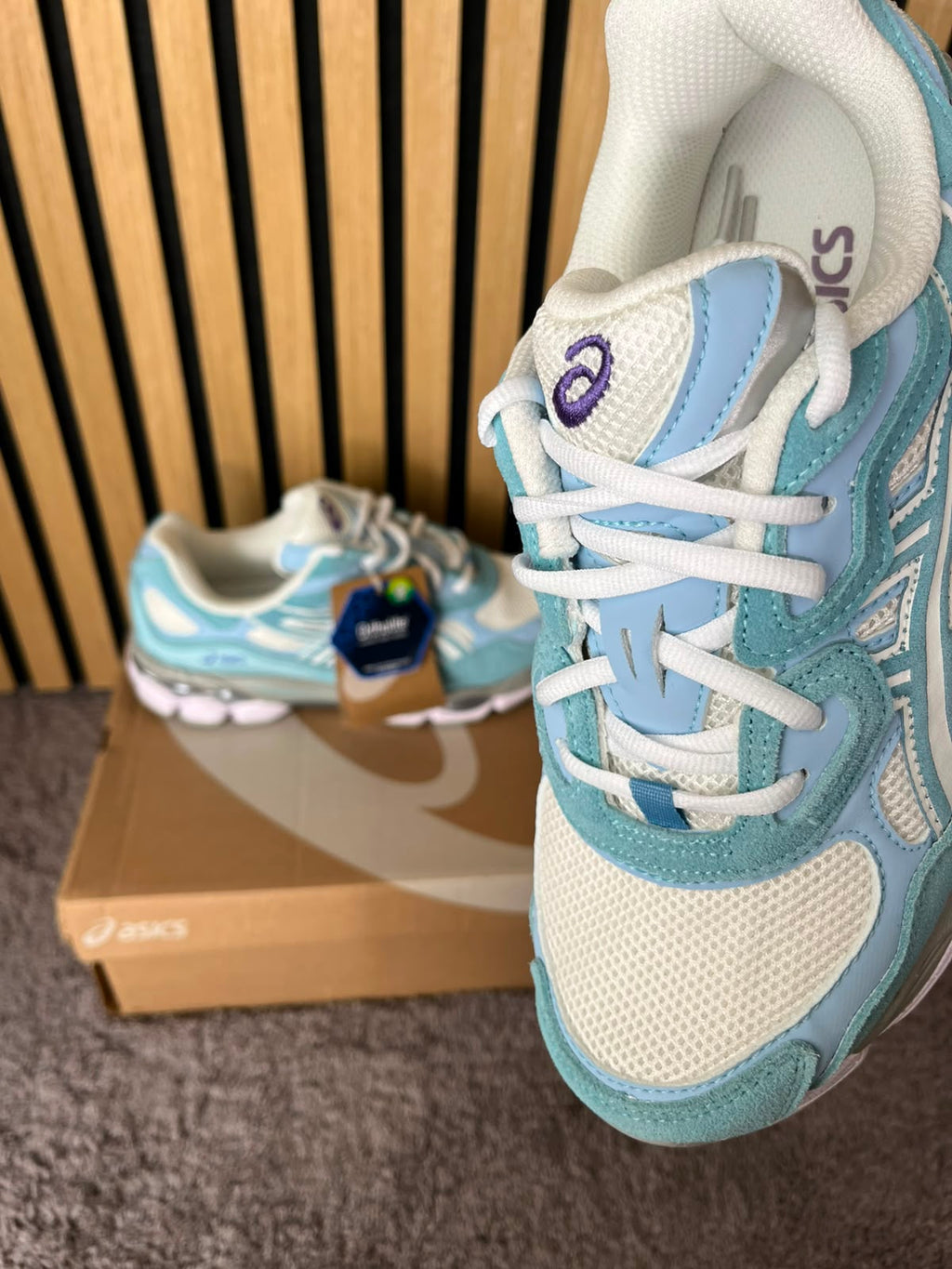 ASICS GEL-NYC AZULES DOBLE CORDÓN