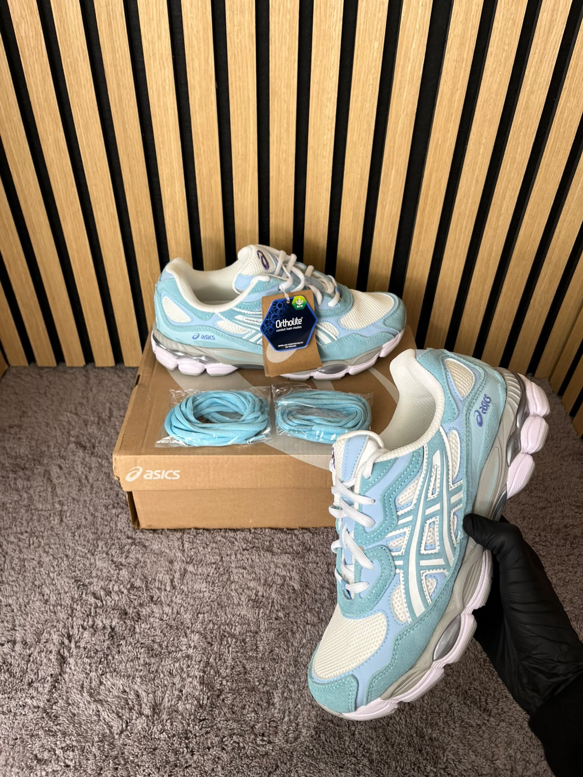 ASICS GEL-NYC AZULES DOBLE CORDÓN