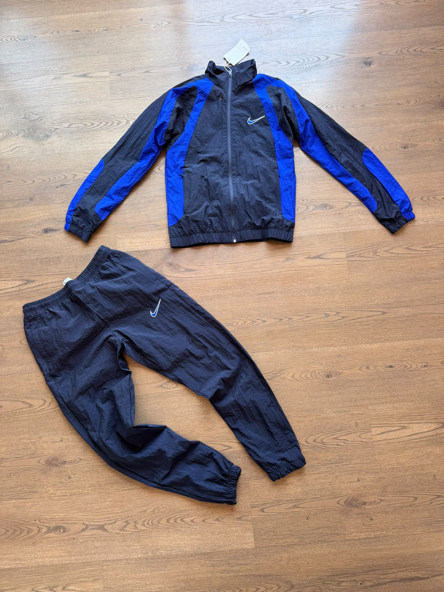 Nike Vintage Windbreaker Tracksuit Azul & Negro