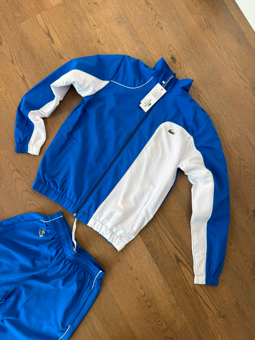 Lacoste Sport Chándal Colour Block Azul y Blanco