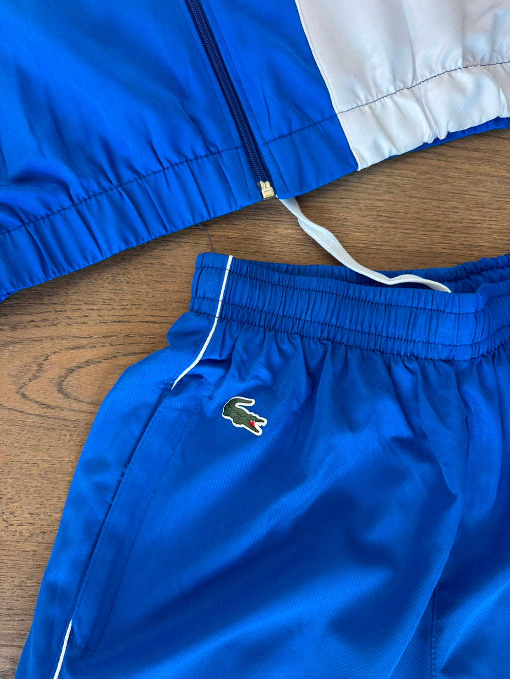 Lacoste Sport Chándal Colour Block Azul y Blanco