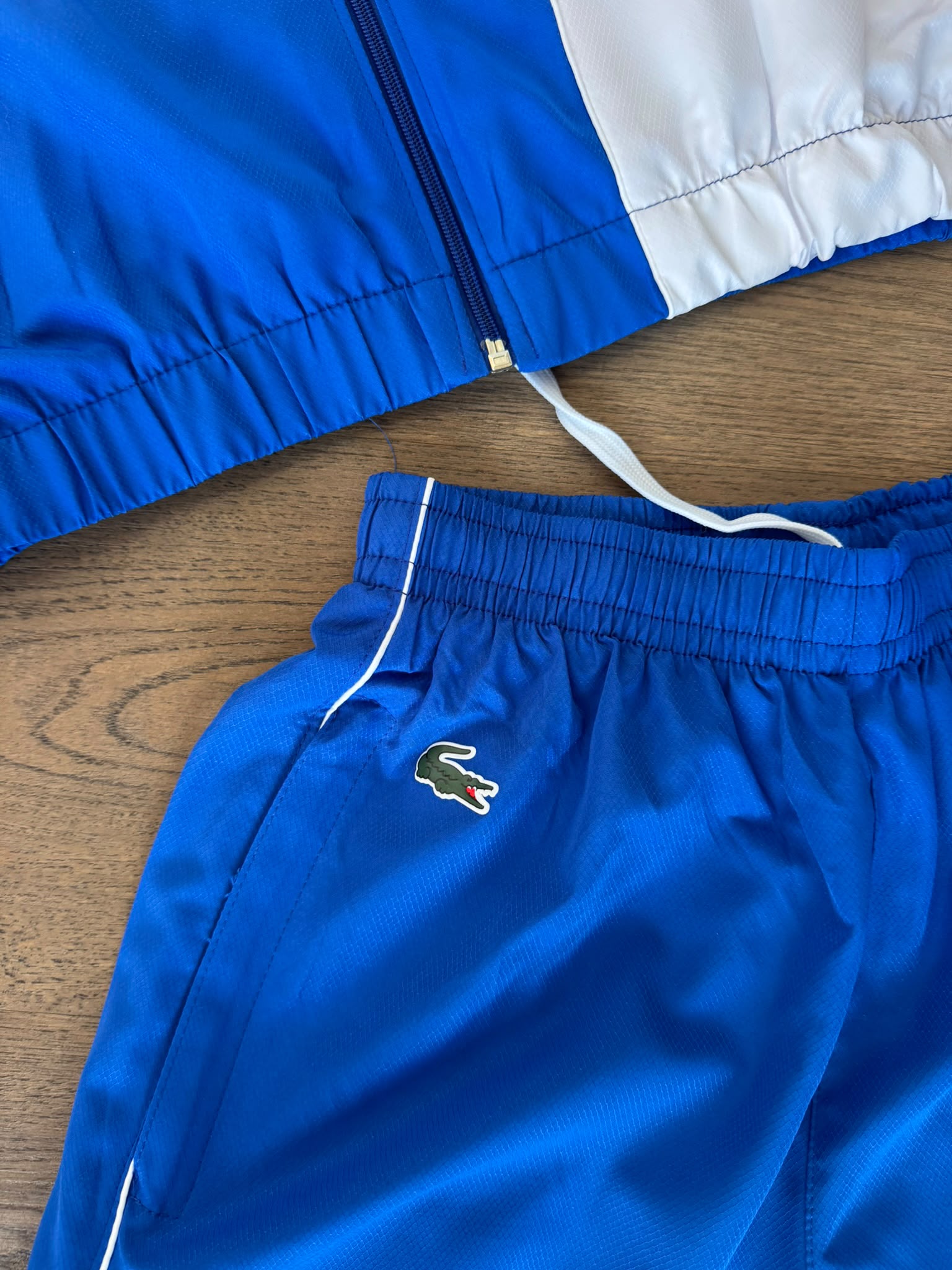 Lacoste Sport Chándal Colour Block Azul y Blanco