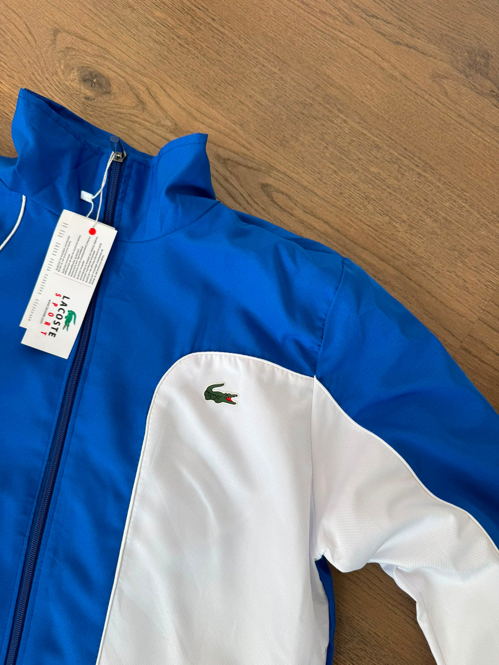 Lacoste Sport Chándal Colour Block Azul y Blanco