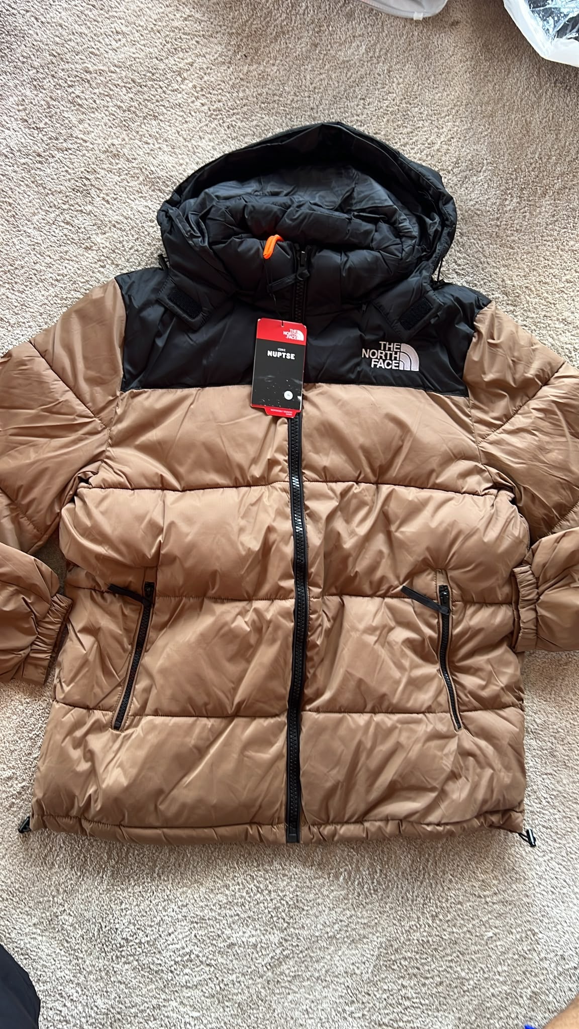 Chaqueta The North Face Nuptse Marrón
