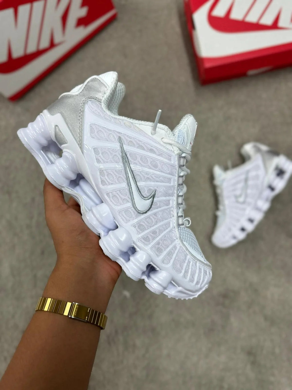 NIKE SHOX BLANCAS