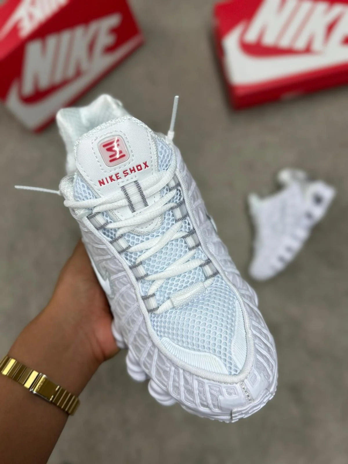 NIKE SHOX BLANCAS