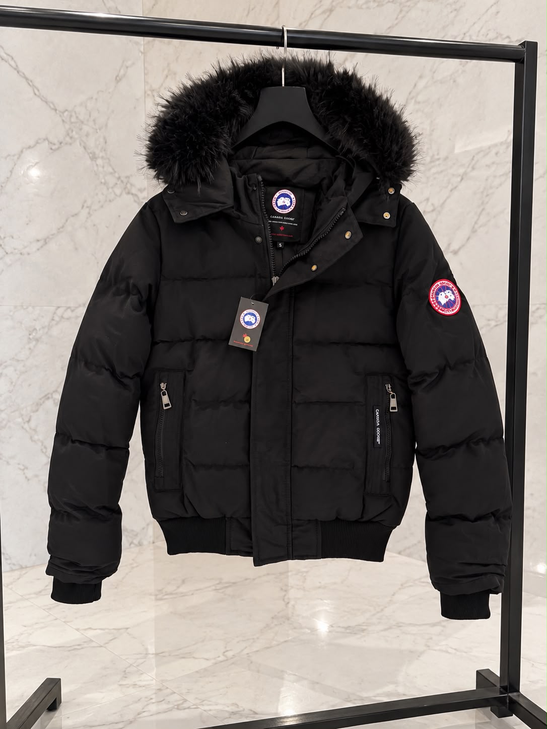 Chaqueta Canada Goose Bomber Negra